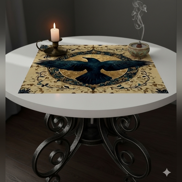 NEW Raven And Golden Chalice Altar Cloth - Picture 1 of 2